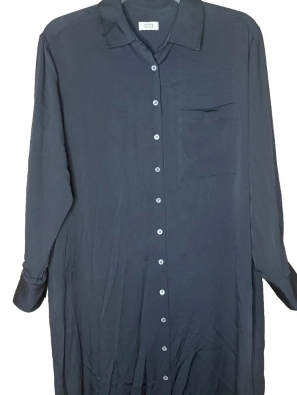 AYR The Deepest End Dresd Black Silk Size Large - Picture 7 of 16